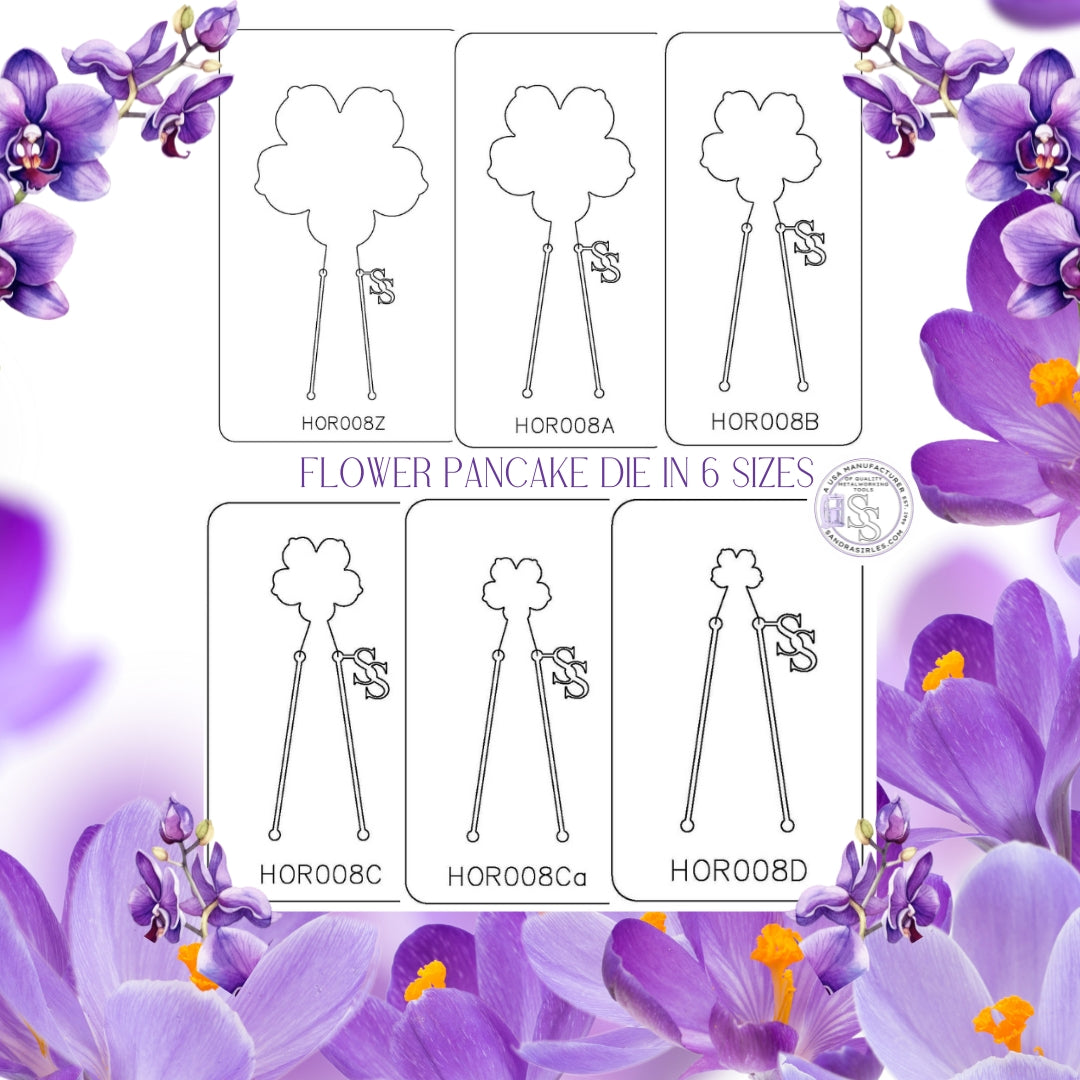 PANCAKE DIE HOR008 FLOWER